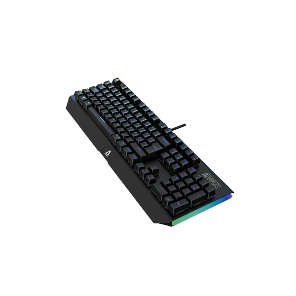 AVAX Vezetékes Billentyűzet FS01 USB, Fekete, Mechanikus, Red Switch, HUN (AVAX_FS01R)