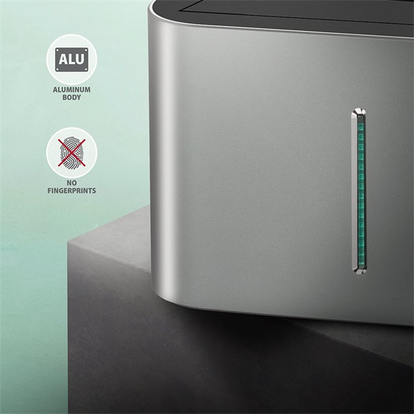 AXAGON ADSA-DC dual SATA 2.5"/3.5" SSD/HDD CLONE dokkoló, USB-C, 5 Gbps (ADSA-DC)