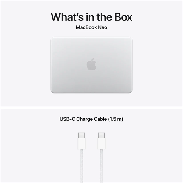 Apple Macbook NEO, 13" A18 PRO , 8GB/256GB -  Silver - HUN KB (MHFA4MG/A)