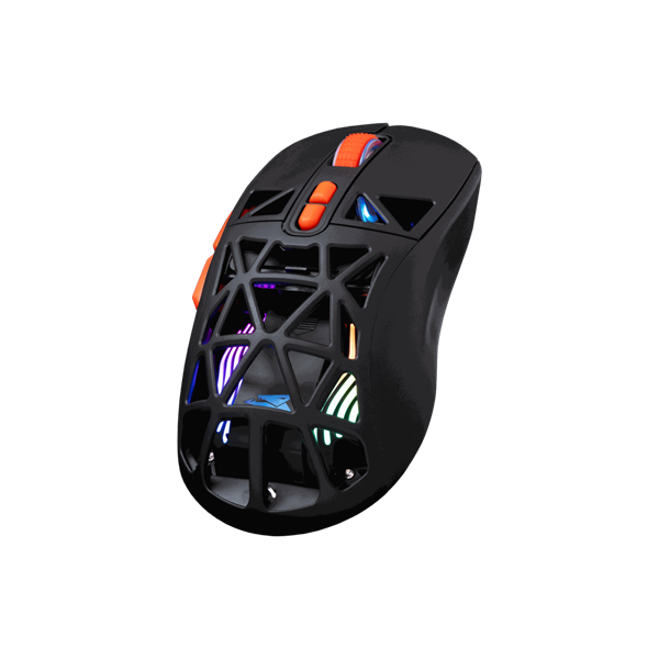 BARACUDA BGM-091B SEAL-B vezetékes gamer egér, 12800 dpi, fekete (BC BGM-091B)