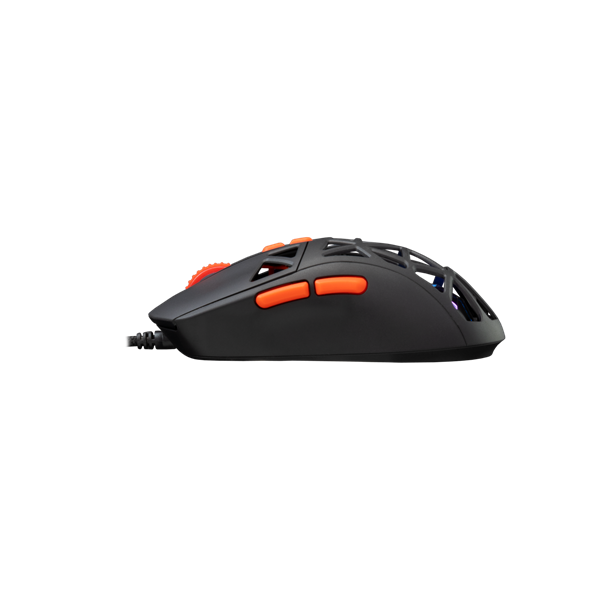 BARACUDA BGM-091B SEAL-B vezetékes gamer egér, 12800 dpi, fekete (BC BGM-091B)