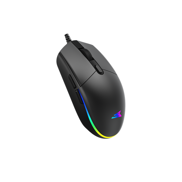 BARACUDA BGM-111B CRAB-B vezetékes gamer egér, 3600dpi, fekete (BC BGM-111B)