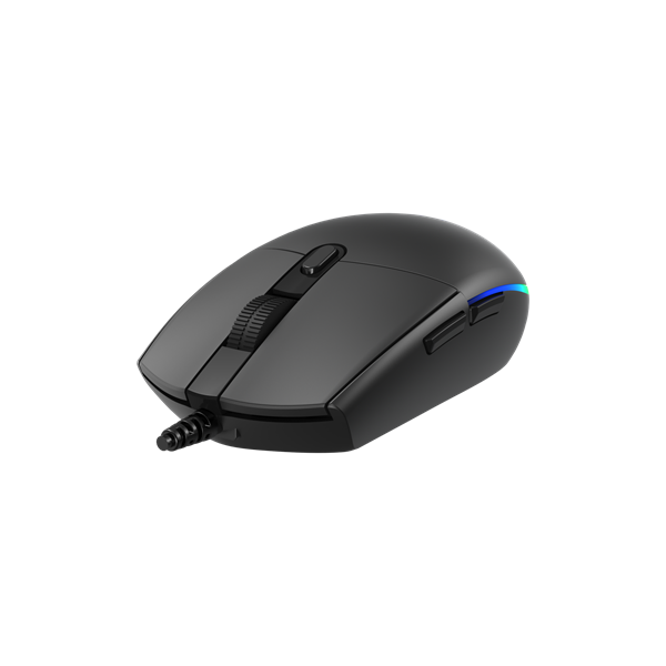 BARACUDA BGM-111B CRAB-B vezetékes gamer egér, 3600dpi, fekete (BC BGM-111B)