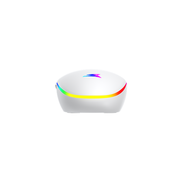 BARACUDA BGM-112W CRAB-W vezetékes gamer egér, 3600dpi, fehér (BC BGM-112W)