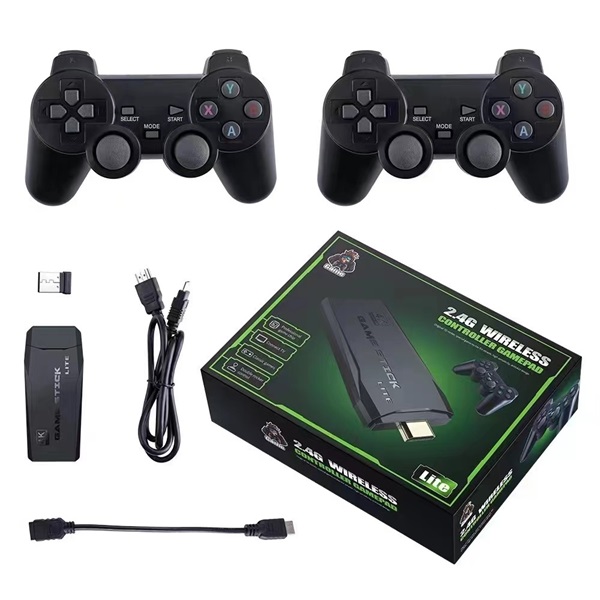 BLACKBIRD Hordozható TV Game Stick konzol, Fekete (BH1367)