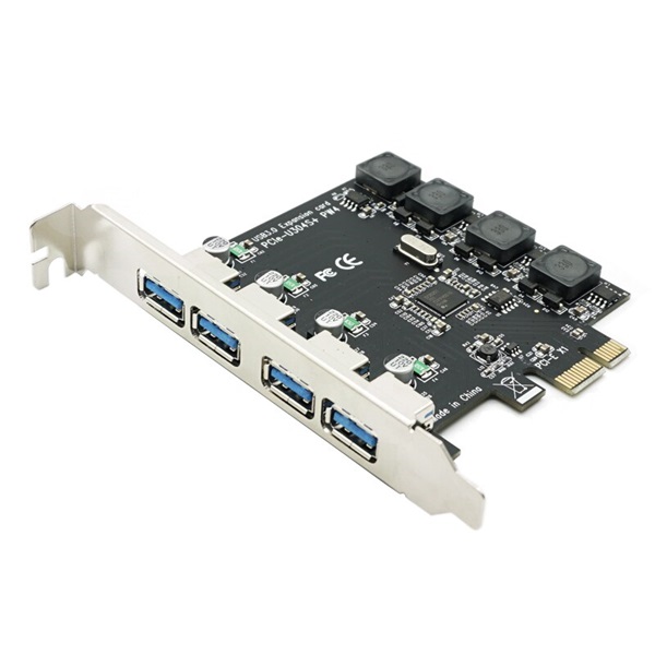 BLACKBIRD PCI-E Bővítőkártya 4xUSB 3.0 (BH1295)