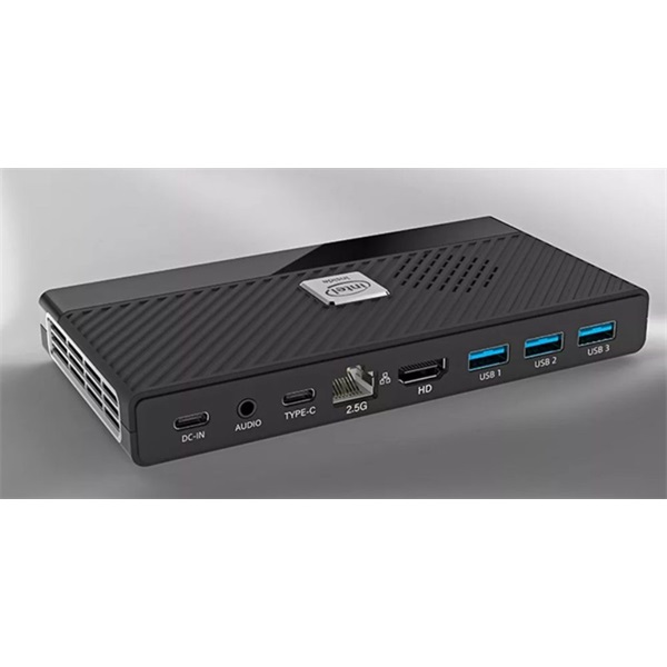 BLACKBIRD PC MINI, Intel N-series N200 3.7GHz, HDMI, 2.5GBLAN, WIFI, BT, 1xUSB-C, 3xUSB, 16GB DDR5 (BH1604)