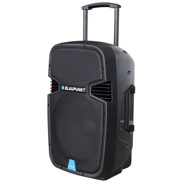 BLAUPUNKT PA15 Bluetooth hangszóró, RMS, FM, AUX, 1 db mikrofon, 700W, Fekete (RTVBLAS005) (PA15)