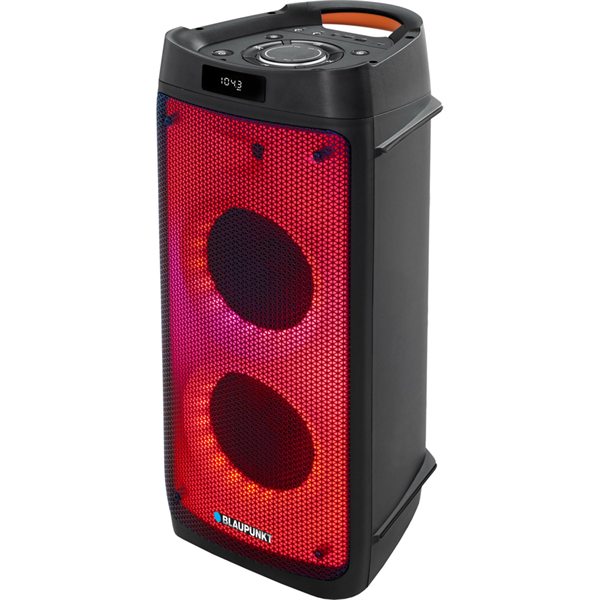 BLAUPUNKT PB06DB Bluetooth party hangszóró, 2 db mikrofon,  RMS,TWS,FM,AUX, 500W, Fekete (RTVBLAS015) (PB06DB)