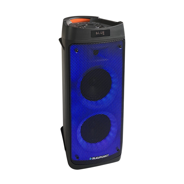 BLAUPUNKT PB06DB Bluetooth party hangszóró, 2 db mikrofon,  RMS,TWS,FM,AUX, 500W, Fekete (RTVBLAS015) (PB06DB)