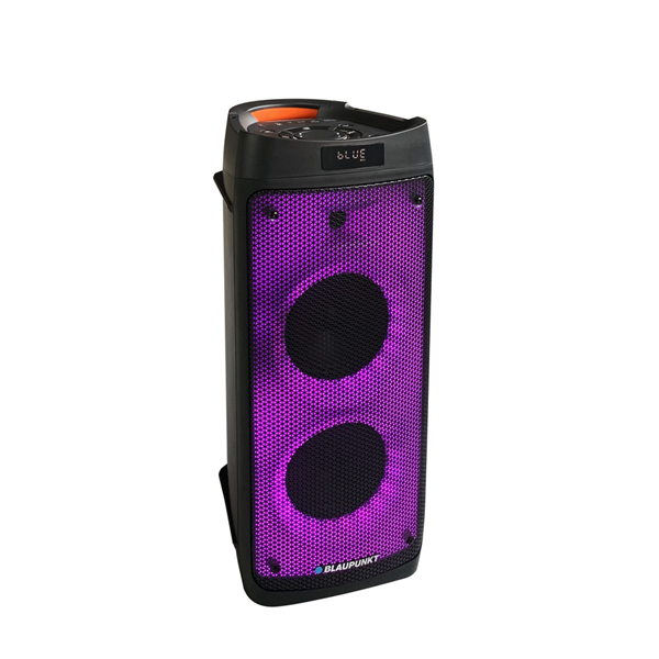 BLAUPUNKT PB06DB Bluetooth party hangszóró, 2 db mikrofon,  RMS,TWS,FM,AUX, 500W, Fekete (RTVBLAS015) (PB06DB)