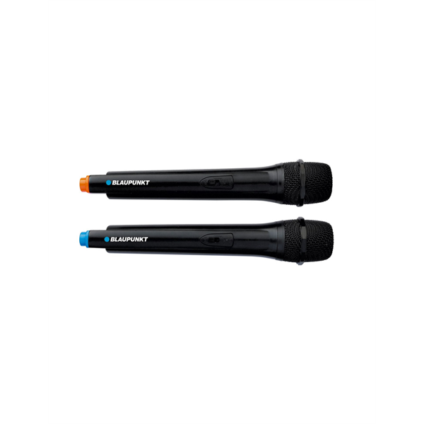 BLAUPUNKT PB12DB Bluetooth party hangszóró, karaoke, 2 db mikrofon, LED, 1600W, Fekete (RTVBLAS017) (PB12DB)