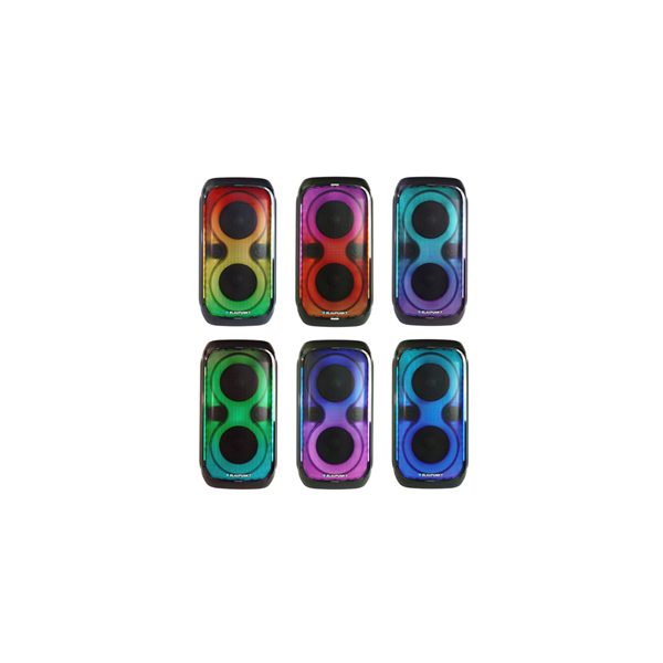 BLAUPUNKT PB60X Bluetooth Party MDF hangszóró, AUX, LED világítás, 120W, Fekete (PB60X)
