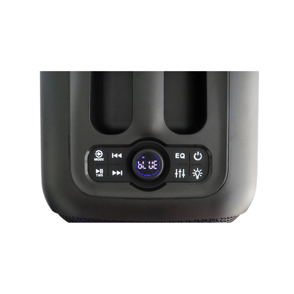 BLAUPUNKT PB6LED Hordozható Bluetooth hangszóró, LED, Karaoke, Fekete (RTVBLAS033) (PB6LED)