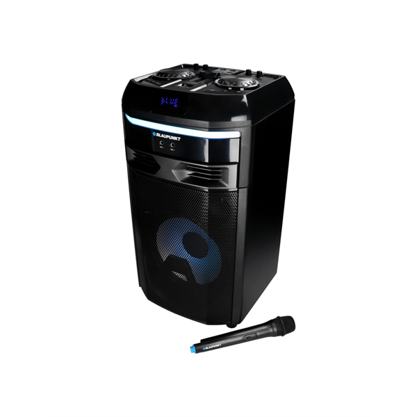 BLAUPUNKT PS6 Bluetooth hangszóró karaoke funkcióval, TWS, FM, AUX, 1 mikrofon, 600W, Fekete (RTVBLAS011) (PS6)
