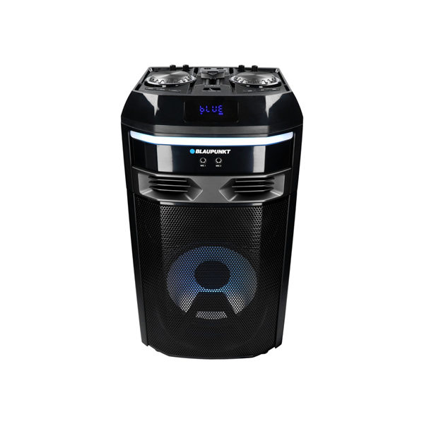 BLAUPUNKT PS6 Bluetooth hangszóró karaoke funkcióval, TWS, FM, AUX, 1 mikrofon, 600W, Fekete (RTVBLAS011) (PS6)