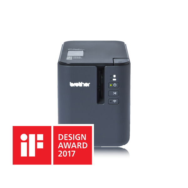 BROTHER Címkenyomtató PT-P950NW, asztali, thermál, WiFi/Bluetooth/LAN/USB/Soros, 360dpi, PT Editor Lite, Tze/HGe szalag (PTP950NWYJ1)