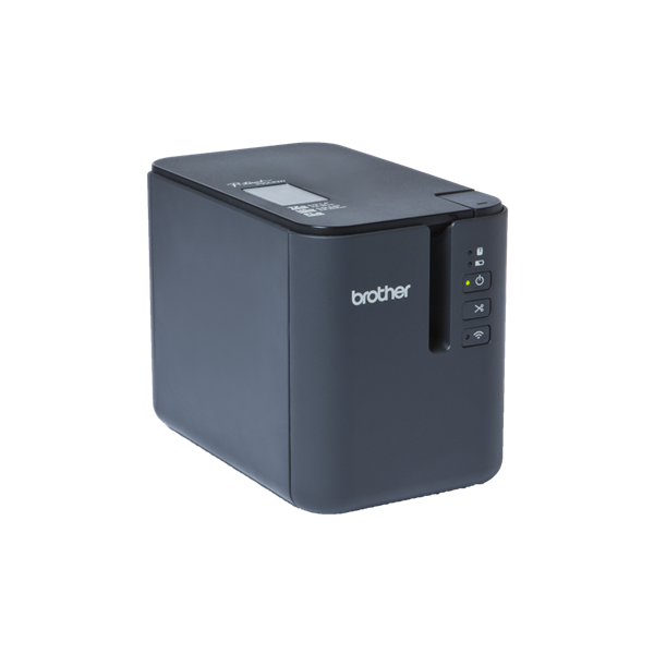 BROTHER Címkenyomtató PT-P950NW, asztali, thermál, WiFi/Bluetooth/LAN/USB/Soros, 360dpi, PT Editor Lite, Tze/HGe szalag (PTP950NWYJ1)