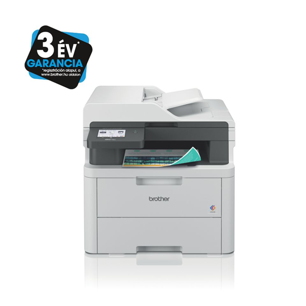 BROTHER LED MFP NY/M/S/F, MFC-L3740CDW, A4, színes, 18 lap/perc, USB/LAN/Wifi, ADF, 600x2400 dpi, duplex (MFCL3740CDWYJ1)