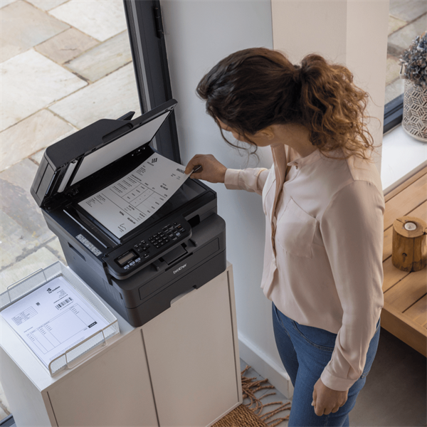 BROTHER Lézer MFP NY/M/S/F MFC-L2802DW, A4, mono, 32 lap/perc, Wifi/LAN/USB, ADF, duplex, 1200x1200dpi, 128MB (MFCL2802DWYJ1)