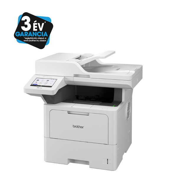 BROTHER Lézer MFP NY/M/S/F, MFCL6710DW, A4, mono, 50 lap/perc, WiFi/LAN/NFC/USB, DADF, full duplex, 1200x1200dpi, 512MB (MFCL6710DWRE1)