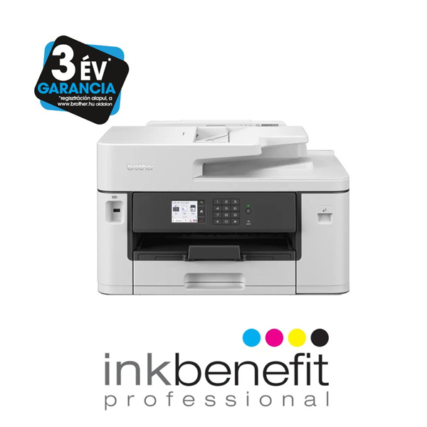 BROTHER Tintasugaras MFP NY/M/S/F MFCJ2340DW, A4/A3, 28 lap/perc, WiFi/LAN/USB, ADF, duplex, 4800x1200dpi, 256MB (MFCJ2340DWYJ1)