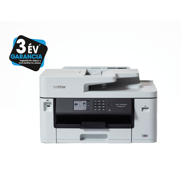 BROTHER Tintasugaras MFP NY/M/S/F MFCJ2340DW, A4/A3, 28 lap/perc, WiFi/LAN/USB, ADF, duplex, 4800x1200dpi, 256MB (MFCJ2340DWYJ1)
