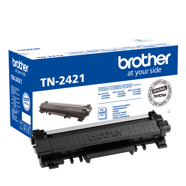 Brother TN-2421 fekete toner eredeti 3000 oldal (TN2421)