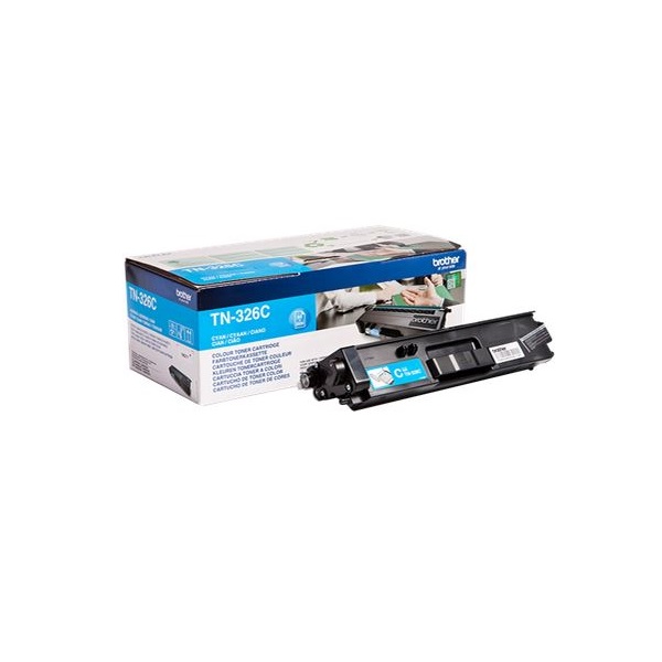Brother Toner TN-326C, Nagy töltetű - 3500 oldal, Cián (TN326C)