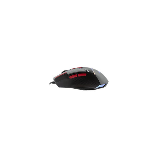 BARACUDA W029908 MANTA-G, BGM-047G gamer egér,8D, szürke, 12800 dpi (BGM-047G)