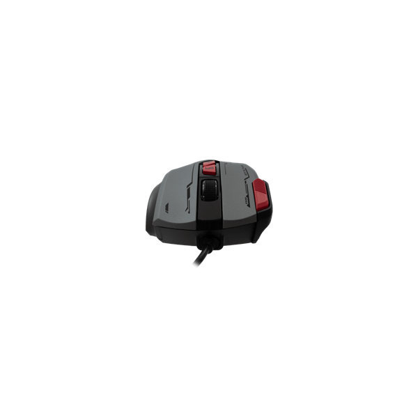 BARACUDA W029908 MANTA-G, BGM-047G gamer egér,8D, szürke, 12800 dpi (BGM-047G)