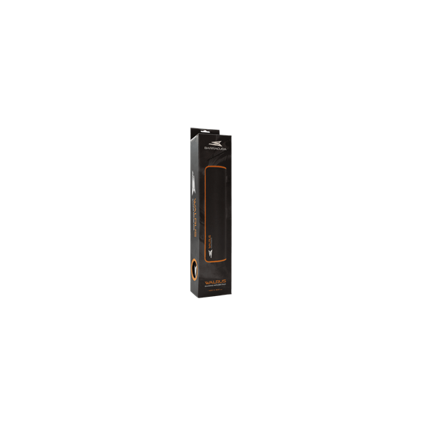 BARACUDA W029915 WALRUS-L, BGMP-21 fekete/narancs szegély gamer szövet egérpad 400x300mm (BGMP-21)