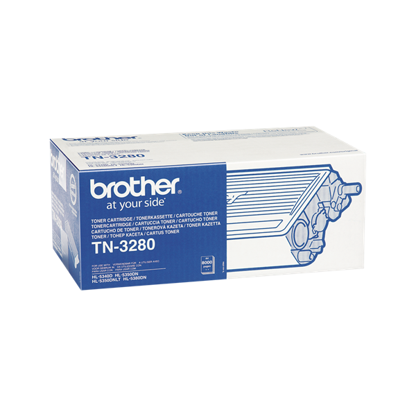 Brother Toner TN-3280, Nagy töltetű - 8000 oldal, Fekete (TN3280)
