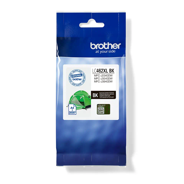 Brother patron LC462XLBK fekete, 3000 oldal, MFJC2340/3940/3540 (LC462XLBK)