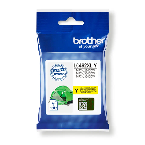 Brother patron LC462XLY yellow, 1500 oldal, MFJC2340/3940/3540 (LC462XLY)