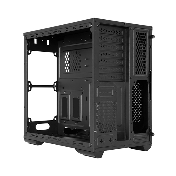 CHIEFTEC Ház Compact Cube, ATX, Tápegység nélkül, Fekete (UK-02B-OP)