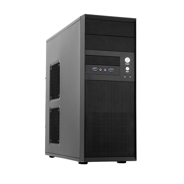 CHIEFTEC Ház Mesh CQ-01B-U3-OP ATX, Tápegység nélkül, Fekete (CQ-01B-U3-OP)