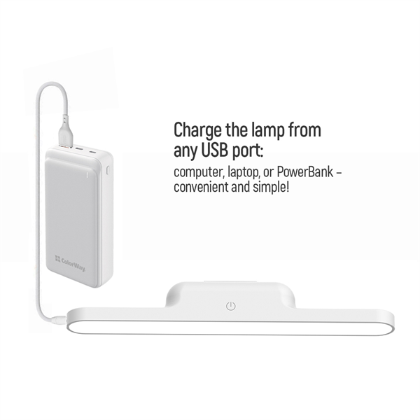 COLORWAY Asztali LED lámpa, Magnetic Multi-Functional beépített akkumulátorral Fehér (CW-DL11MMB-W) (CW-DL11MMB-W)