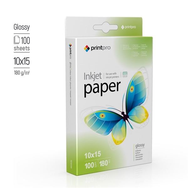COLORWAY Fotópapír, magasfényű (high glossy), 180g/m, 10x15, 100pc. (PGE1801004R) (PGE1801004R)