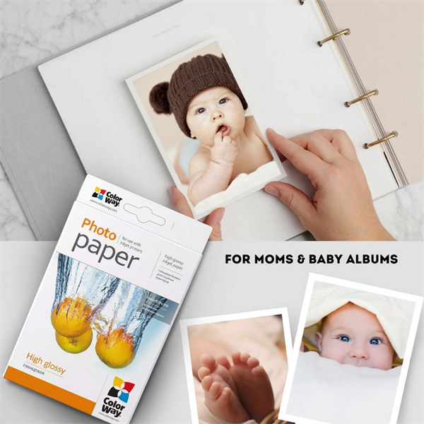 COLORWAY Fotópapír, magasfényű (high glossy), 200 g/m2, 10x15, 50 lap (PG2000504R)
