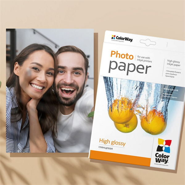 COLORWAY Fotópapír, magasfényű (high glossy), 200 g/m2, A4, 20 lap (PG200020A4)