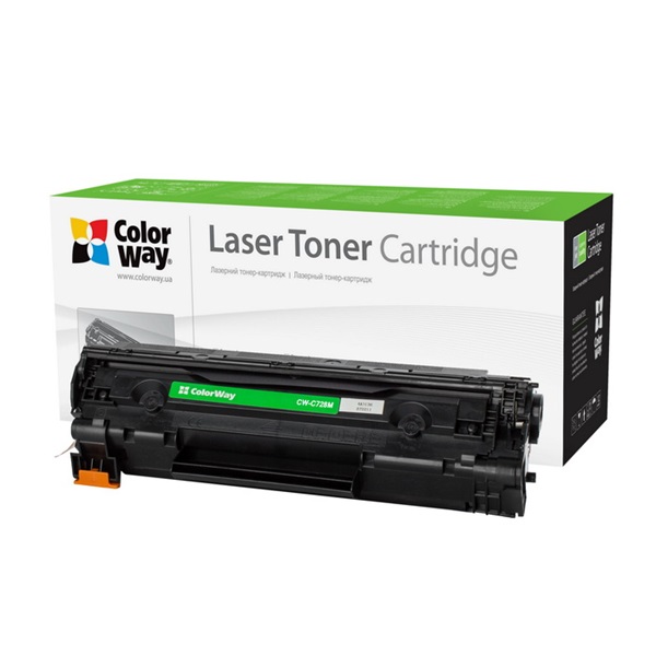 COLORWAY Toner CW-C728M, 2100 oldal, Fekete - Canon:728/726 (CW-C728M)