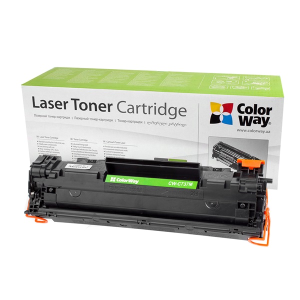 COLORWAY Toner CW-C737M, 2400 oldal, Fekete - Canon:737 (CW-C737M)
