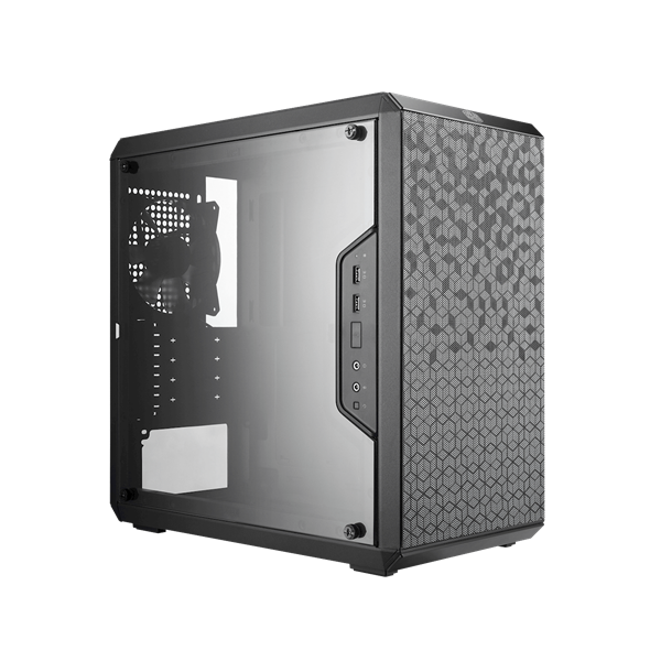 COOLER MASTER Ház Micro ATX MASTERBOX Q300L, Tápegység nélkül, Szürke (MCB-Q300L-KANN-S00)