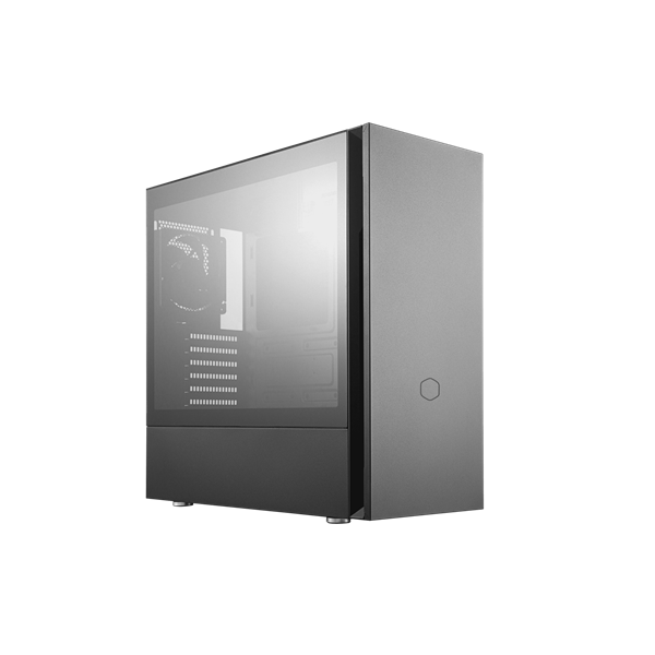 COOLER MASTER Ház Midi ATX MB Silencio S600 Tápegység nélkül, Edzett üveg, szürke (MCS-S600-KG5N-S00)