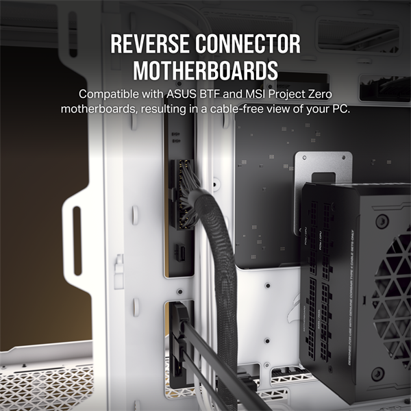CORSAIR Ház Micro-ATX iCUE LINK 2500X RGB, Tápegység nélkül, Edzett Üveg, fekete (CC-9011267-WW)