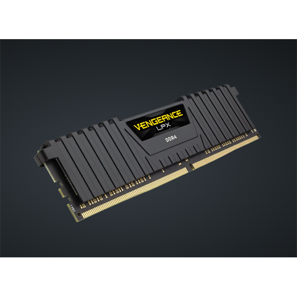 CORSAIR Memória VENGEANCE DDR4 8GB 2400MHz C16 LPX, fekete (CMK8GX4M1A2400C16)