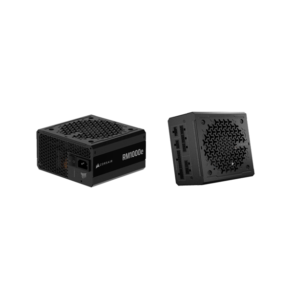 CORSAIR Tápegység Moduláris, RM1000e, 1000W, 12cm, ATX 3.1, PCIe 5.1, BOX, Cybenetics Gold (CP-9020297-EU)