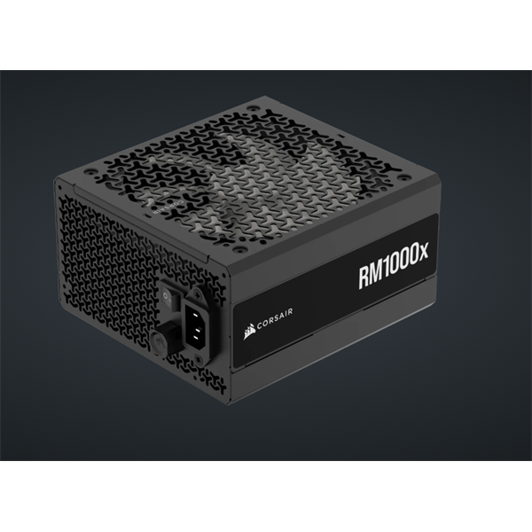 CORSAIR Tápegység Moduláris, RM1000x, 1000W, ATX3.1, PCIe5.1, 14cm, Cybenetics Gold (CP-9020271-EU)