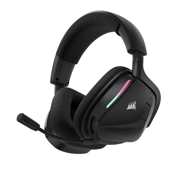 CORSAIR Vezeték Nélküli Headset, VOID v2 Wireless Gaming Headset, Dolby Atmos, carbon (CA-9011379-WW)